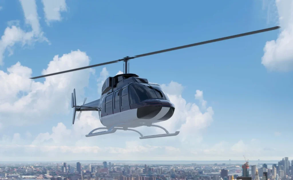 Warum mit dem Helikopter